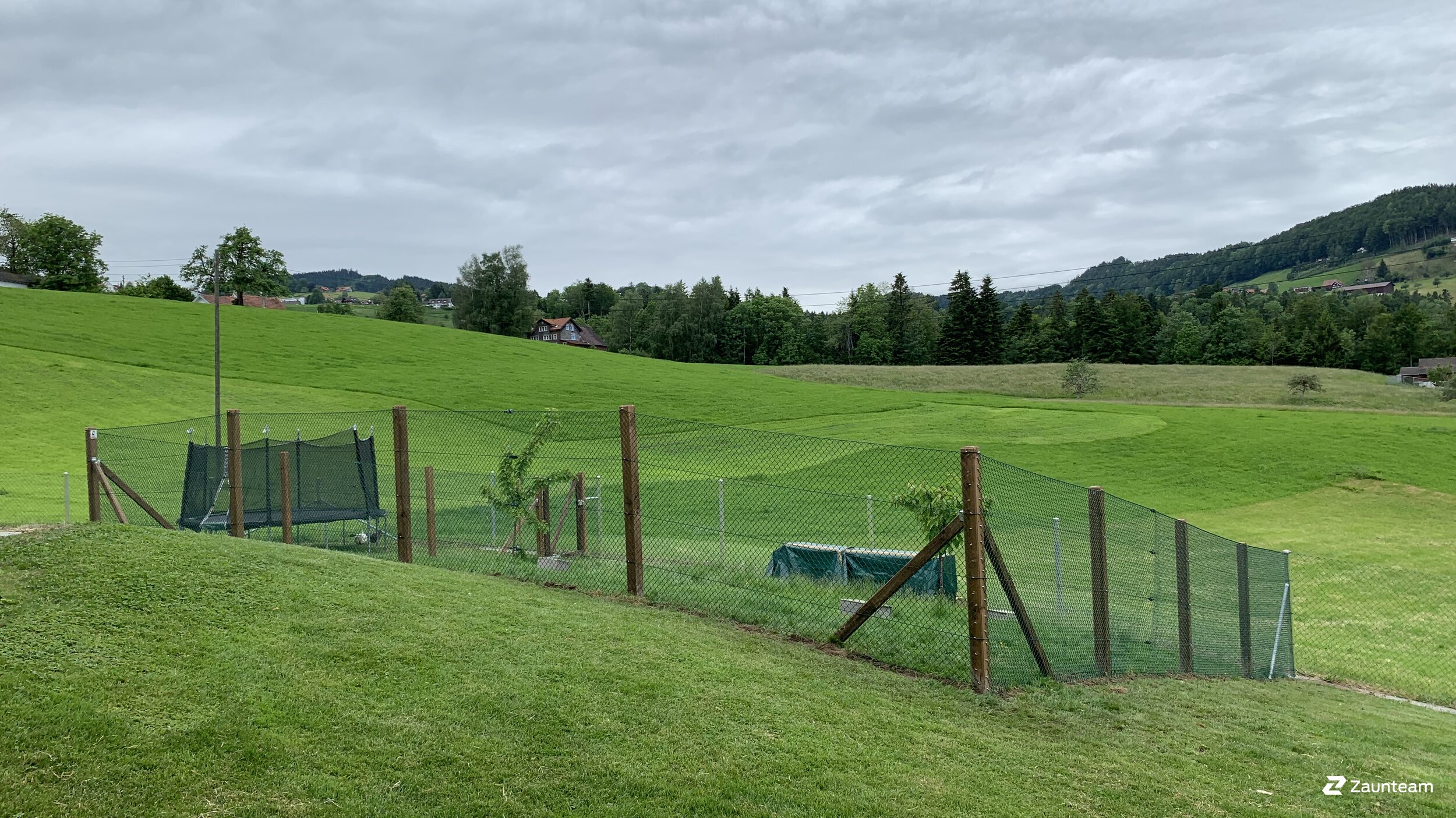 Diagonalgeflecht aus dem 2019 in 9410 Heiden Schweiz von Zaunteam Appenzellerland.