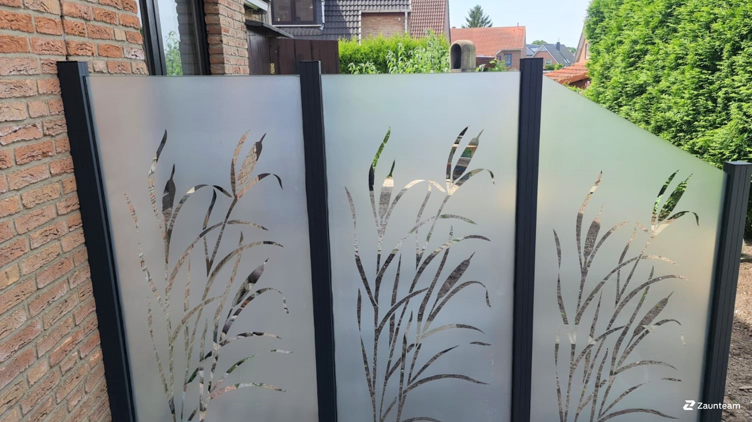 Glas Zaun aus dem 2021 in 26316 Büppel Deutschland von Zaunteam Friesische-Wehde.
