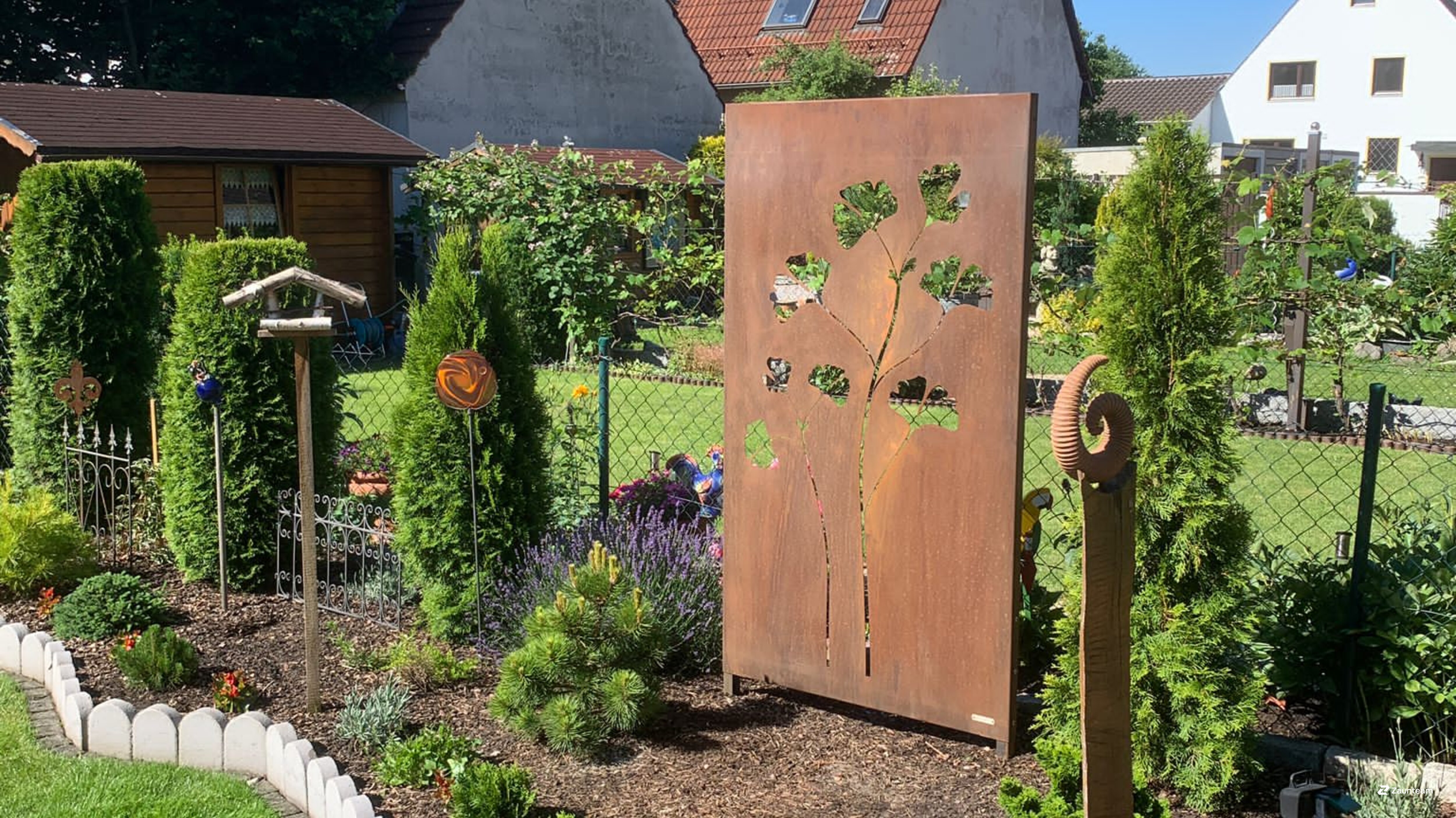 Spannende Cortenstahl Sichtschutz Hornbach Bilder