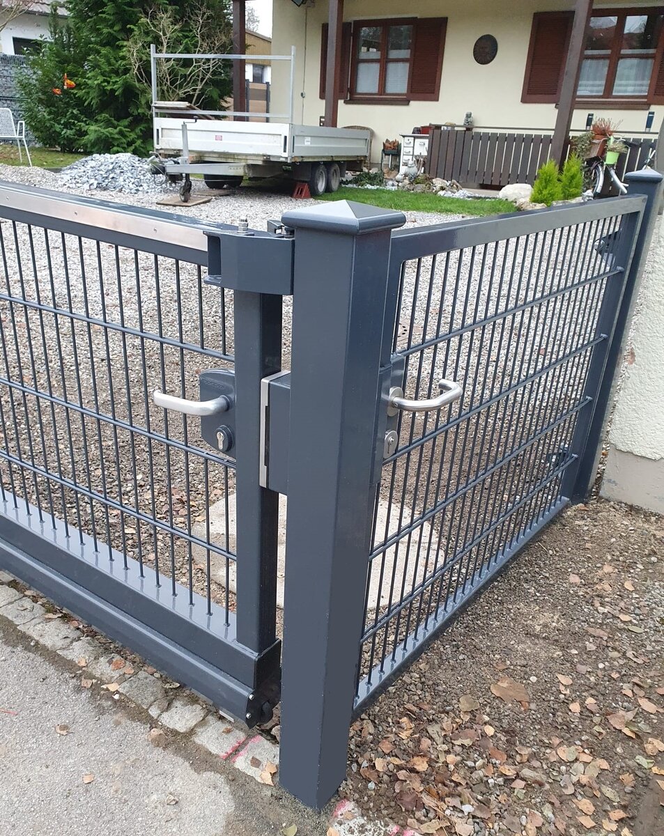 Zaunteam | Doppelstabmattentor 1-flügig, 86453 Dasing