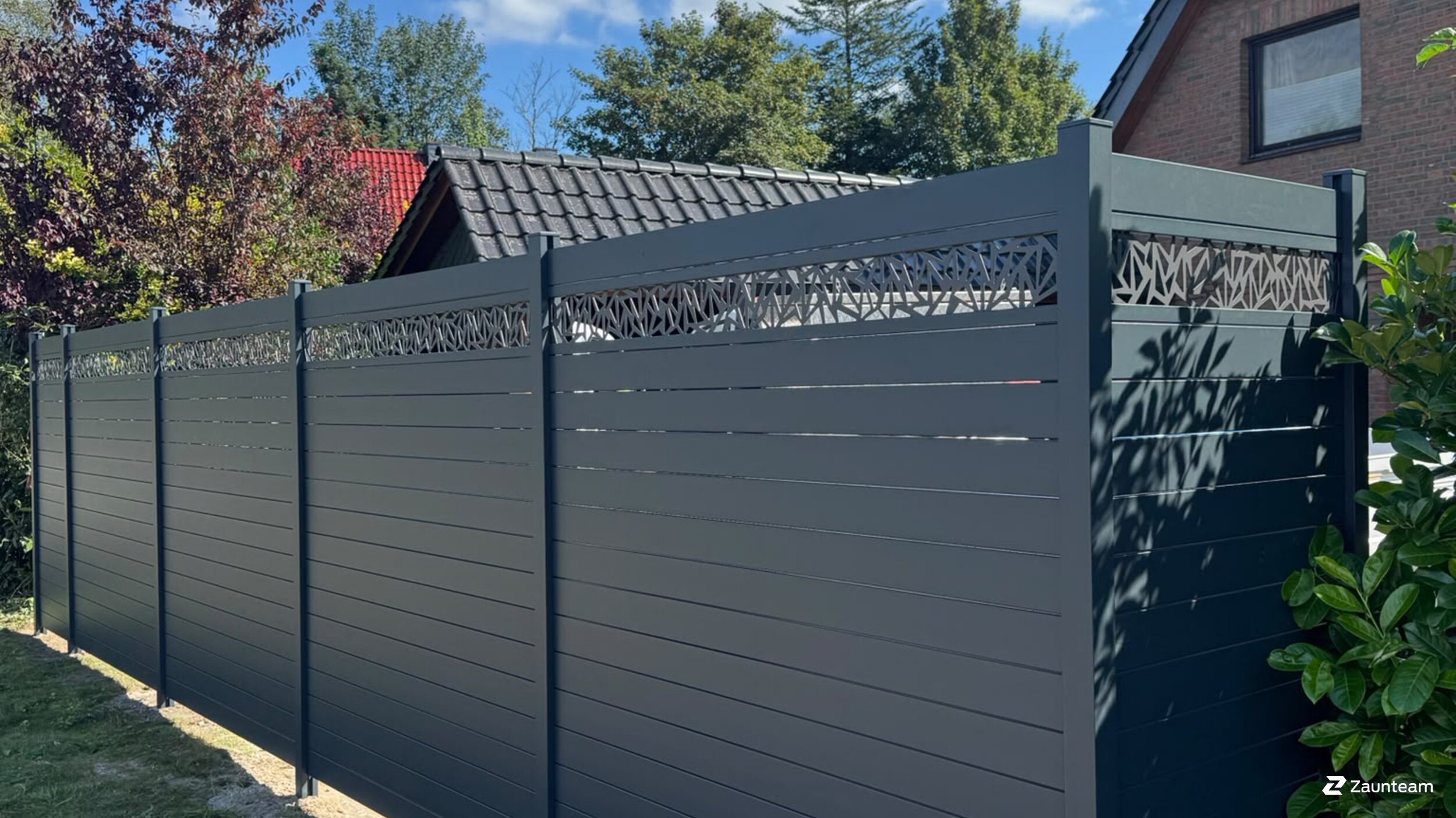 Aluminium Sichtschutz aus dem 2026 in 27449 Kutenholz Deutschland von Zaunteam Stade-Geestland.