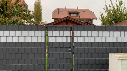 Flecht Sichtschutz aus dem 2020 in 1784 Cournillens Schweiz von Zaunteam Spahni AG.