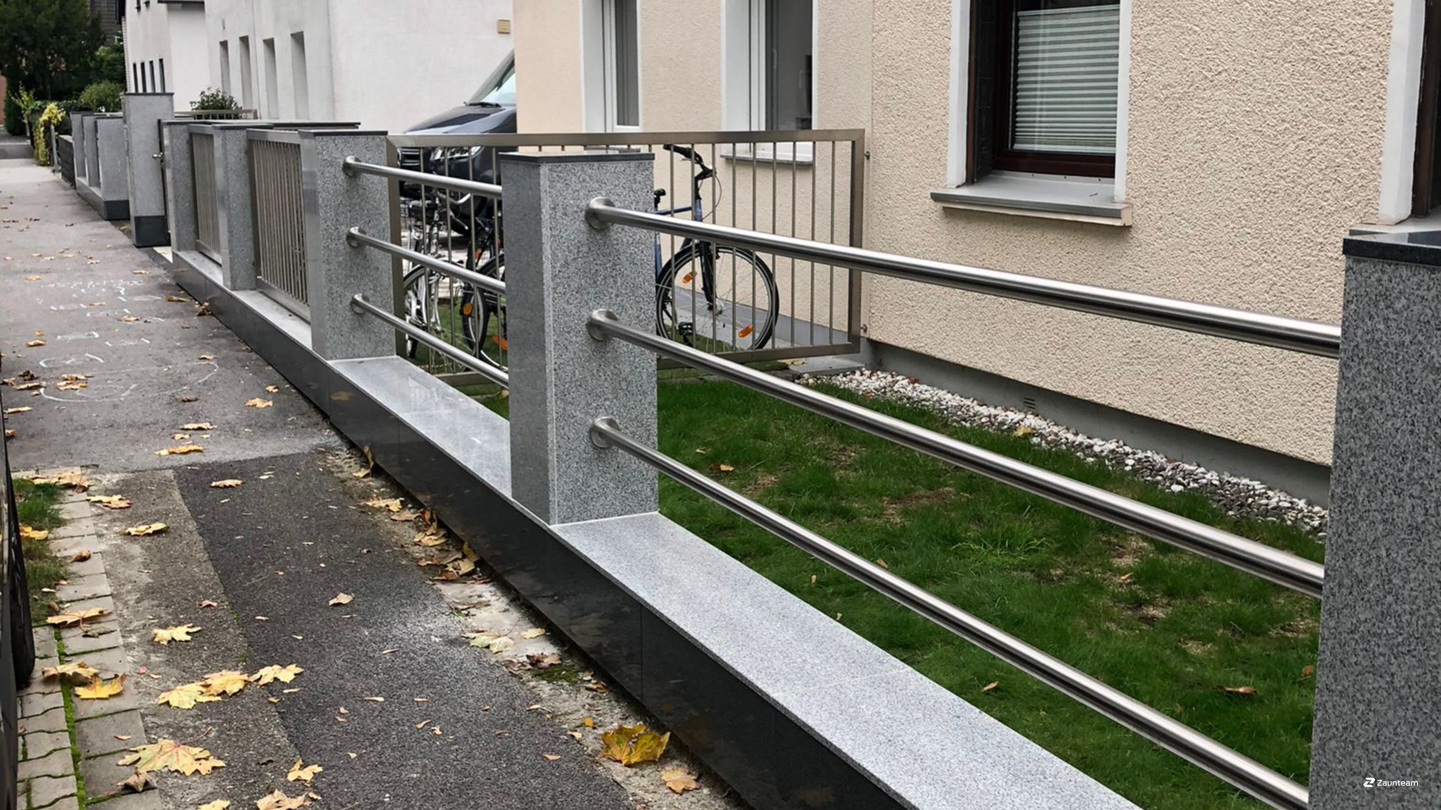 VORTEC Edelstahl Geländerset Design Innsbruck Grundmodul, aufgesetzte